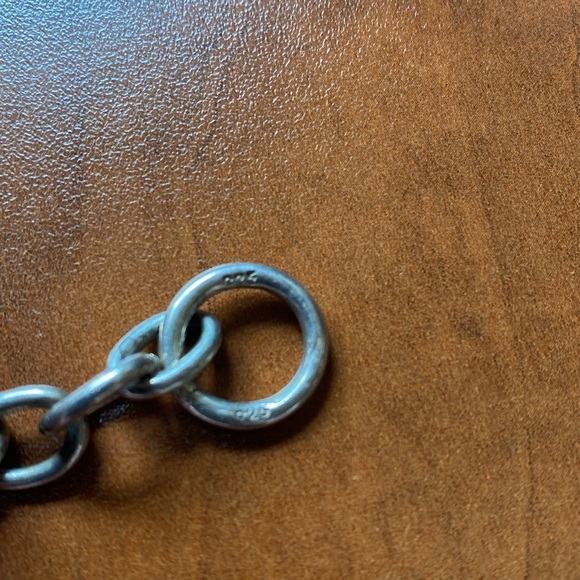 Sterling silver chain with Daisy charm 925 vintage flower - Picture 4 of 5